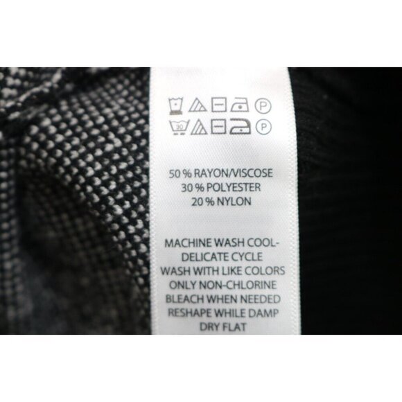 Joie Black & White Chevron Hooded Long Sleeve Sweater-Size 1X-Very Soft - Picture 7 of 10